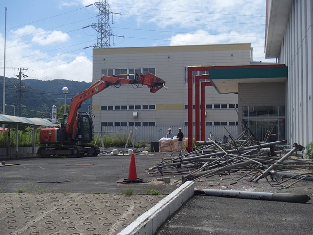 南面（作業中）