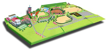 朝倉運動公園　全体図