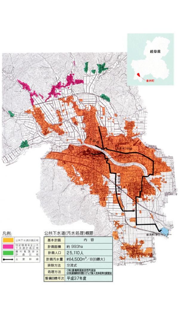 公共下水道整備計画図